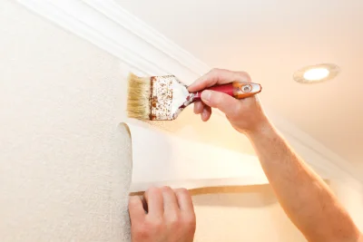 Pose de papier peint à Coulommes-la-Montagne — revêtements muraux et toiles de verre
